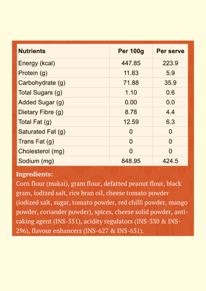 Cheese Tomato Coin Khakhra