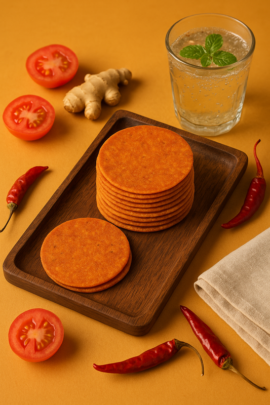 Tomato Coin Khakhra